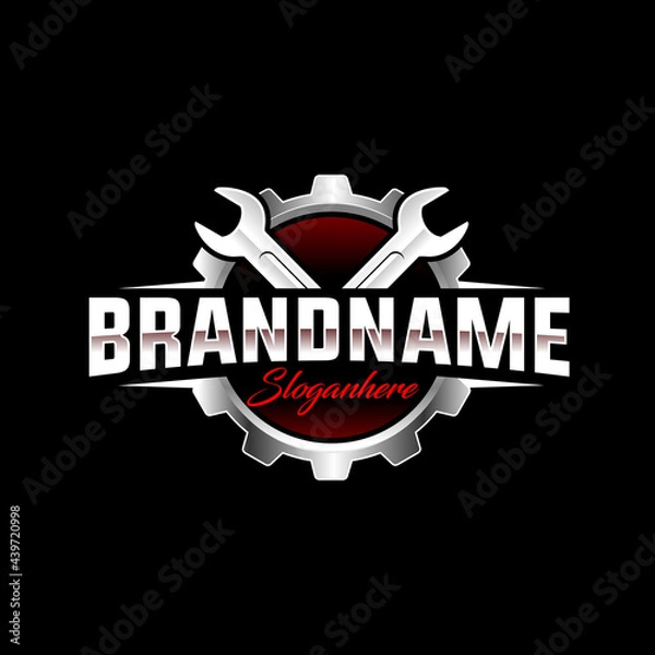 Obraz auto service logo template