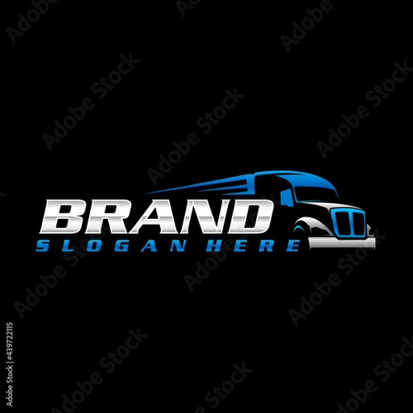 Obraz truck logo template