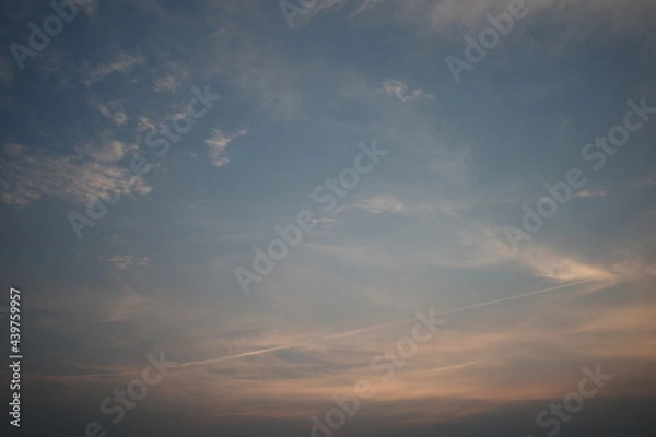 Obraz clouds at sunset