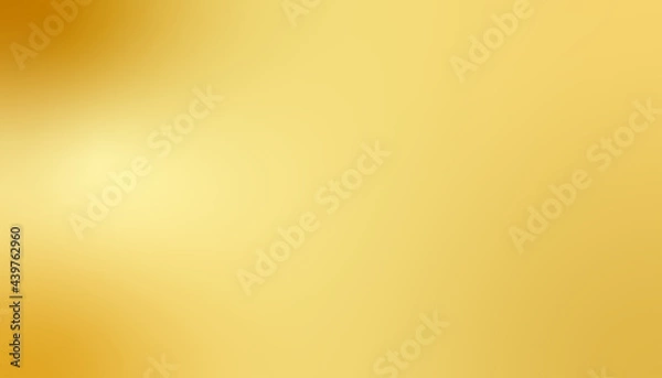 Obraz Gold gradient blurred background with soft glowing backdrop, background texture for design