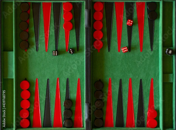 Fototapeta backgammon board