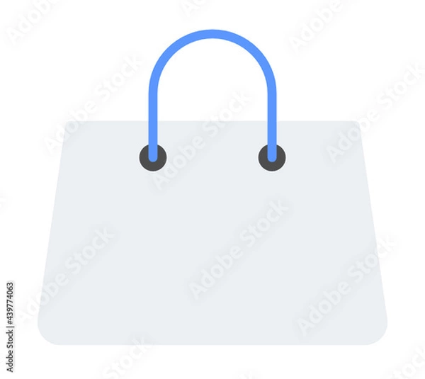 Fototapeta Flat bag icon