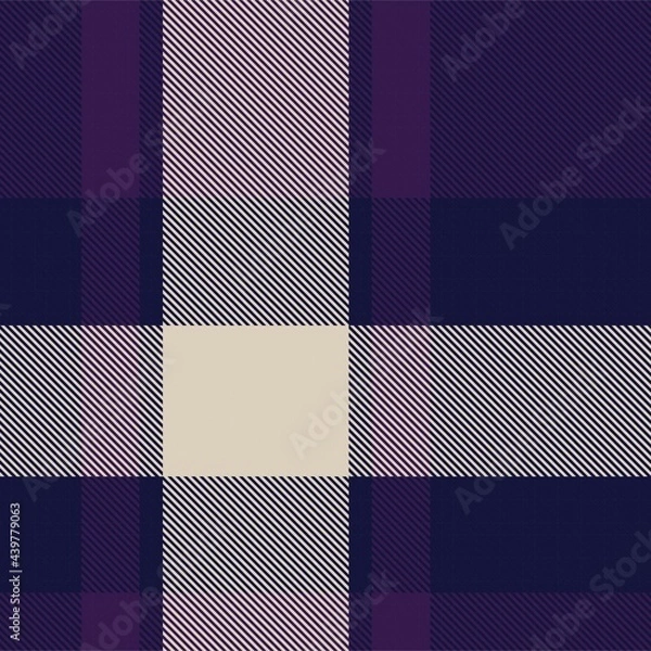 Fototapeta Purple Asymmetric Plaid textured Seamless Pattern