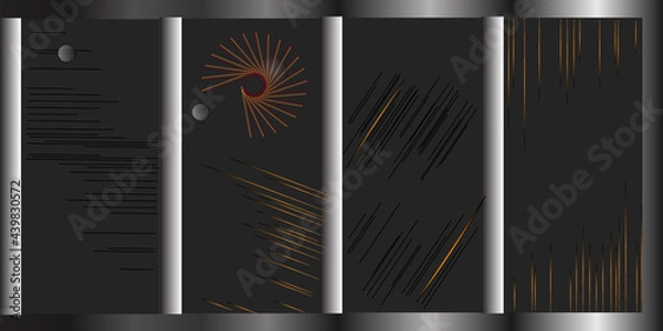Fototapeta set of  background
