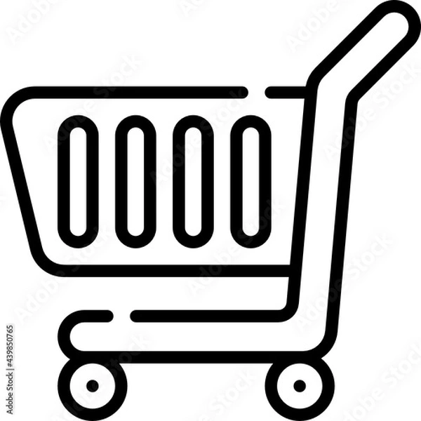 Obraz Shopping cart