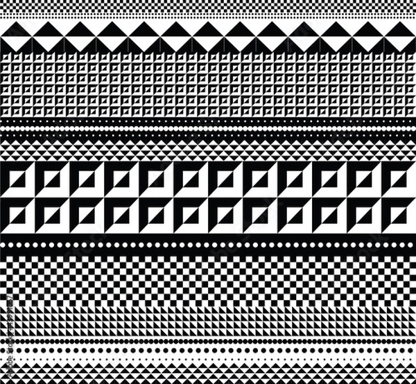 Fototapeta Geometric pattern. Vector illustration