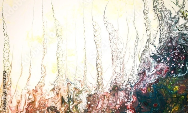 Fototapeta Multicolor Paintflow