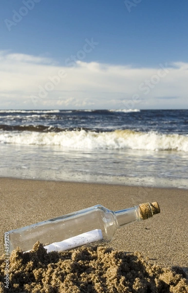 Obraz  message in the bottle