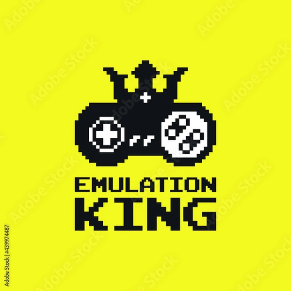 Obraz AWESOME VINTAGE GAMING LOGO TEMPLATE