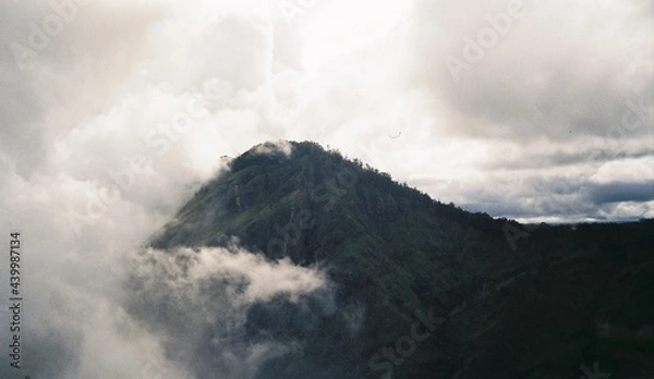 Obraz clouds over the mountains