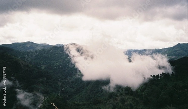 Obraz clouds and mountain