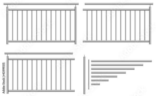Obraz Zestaw poręczy V2a