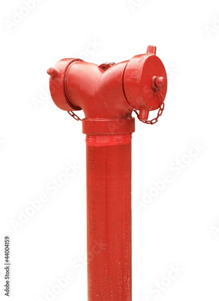 Fototapeta Fire hydrant isolated on white background