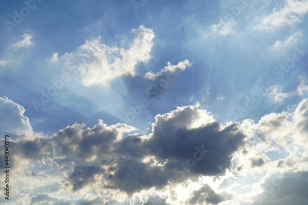 Obraz blue sky with clouds