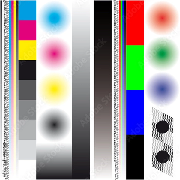 Obraz Colour Percentages Chart