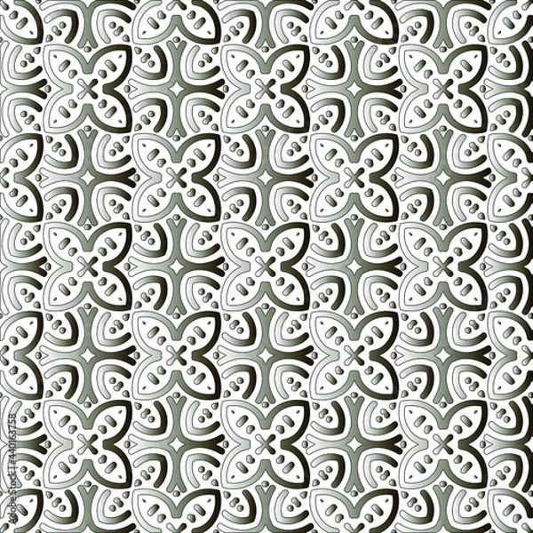 Obraz Pattern with a black-and-white gradient . Abstract metallic background