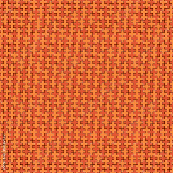 Fototapeta Seamless pattern. Ethnic backdrop. Mosaic tiles. Folk wallpaper. Tribal ornament. Geometric image. Ethnical motif. Surface texture. Textile print. Abstract background. Sayagata vector