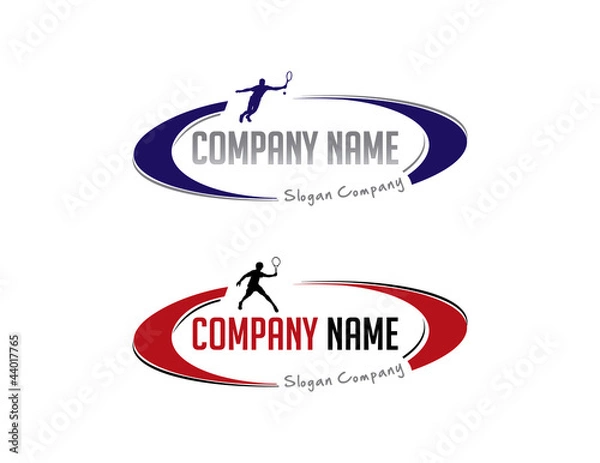 Obraz oval tennis logo