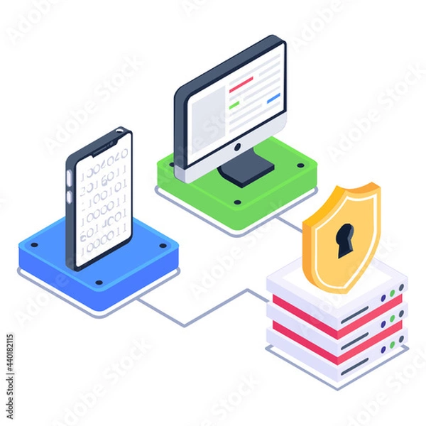 Fototapeta Online Security