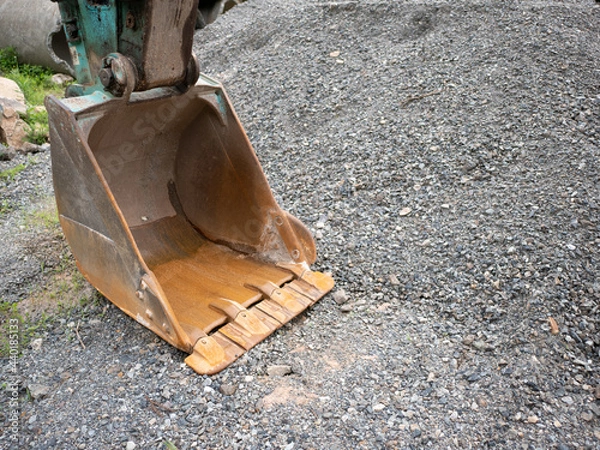 Fototapeta バックホーのバケット