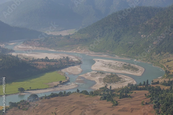 Fototapeta Karnali River in Nepal. The only wild and scenic and free flowing River.