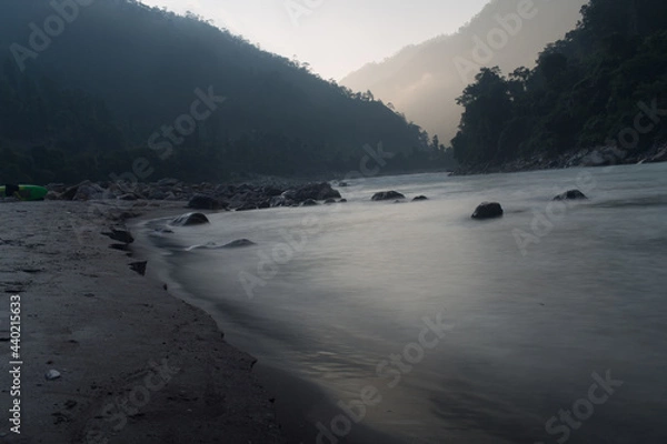 Obraz Karnali River in Nepal. The only wild and scenic and free flowing River.
