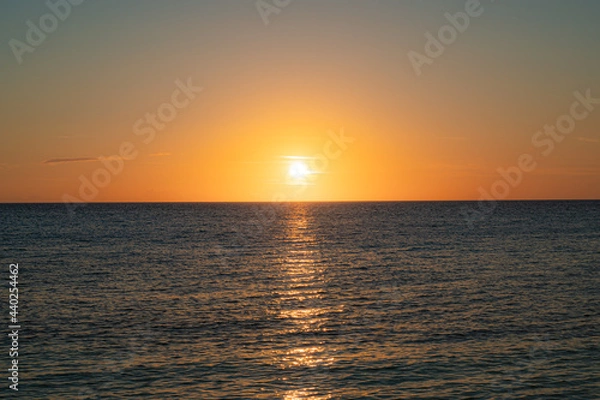 Obraz 与論島の夕焼け