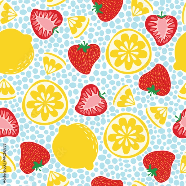 Obraz Pink Lemonade - blue