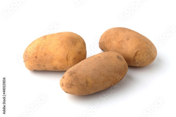 Fototapeta じゃがいも ジャガイモ 芋 野菜 白背景