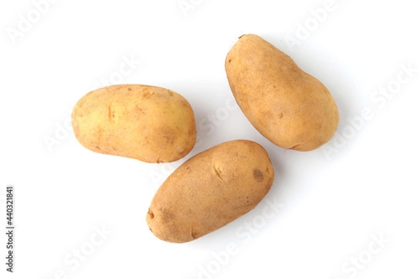 Obraz じゃがいも ジャガイモ 芋 野菜 白背景