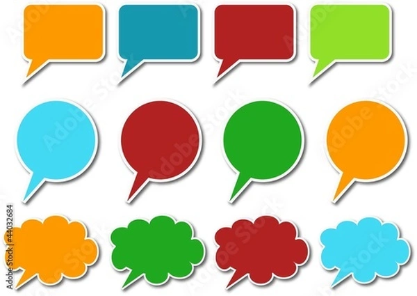 Fototapeta CHAT BUBBLE STICKER