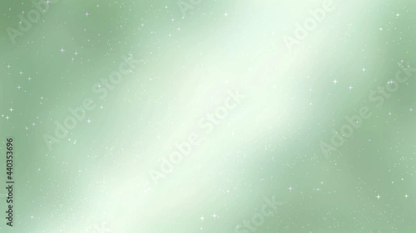 Fototapeta 天の川　緑色　背景素材