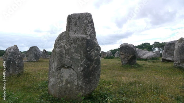 Obraz Les menhirs de carnac