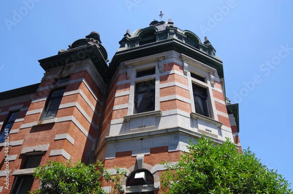 Obraz 横浜開港記念会館（時計台）のある風景