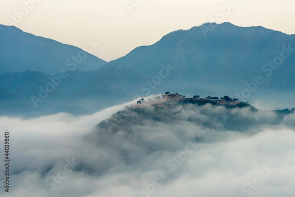 Obraz 雲海と竹田城跡