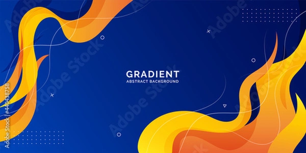 Fototapeta Gradient Abstract Background, Blue Abstract Backgrounds