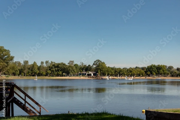 Obraz playa, laguna, descanso en verano!!!