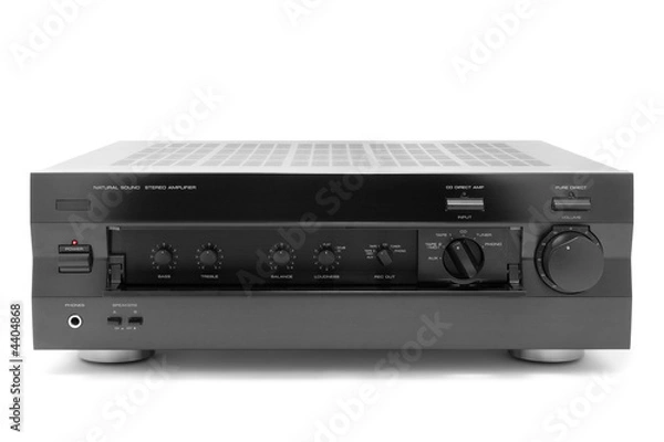 Obraz Audio amplifier with open cover