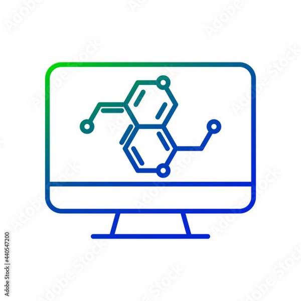 Fototapeta Molecular diagnostics icon