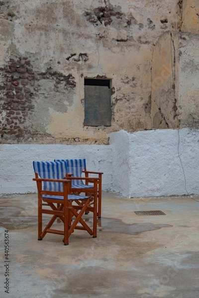 Fototapeta Hydra Chairs