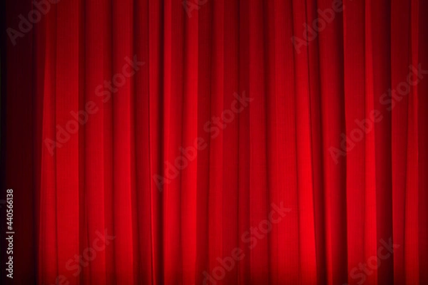 Fototapeta Wall background red color. Wave background. Abstract wall. Red Curtain.