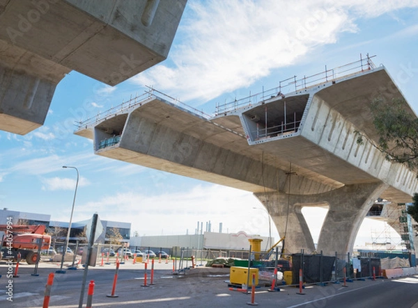 Obraz road under reconstruction