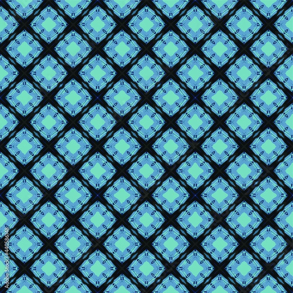 Fototapeta Color pattern texture. Colorful ornamental graphic design. Mosaic ornaments. Pattern template. Vector illustration.