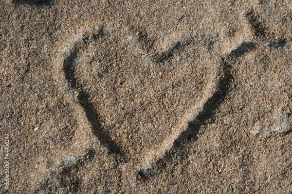 Fototapeta corazon con flecha