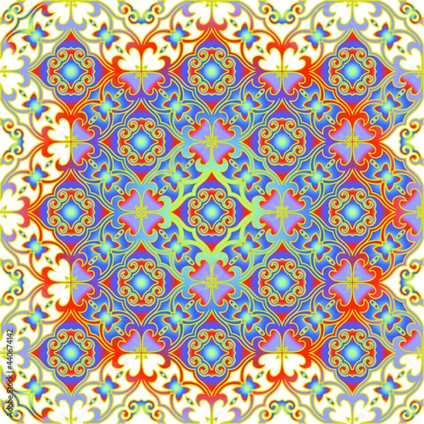 Obraz abstract background with colorful patterns.
ornament for wallpapers and backgrounds. 