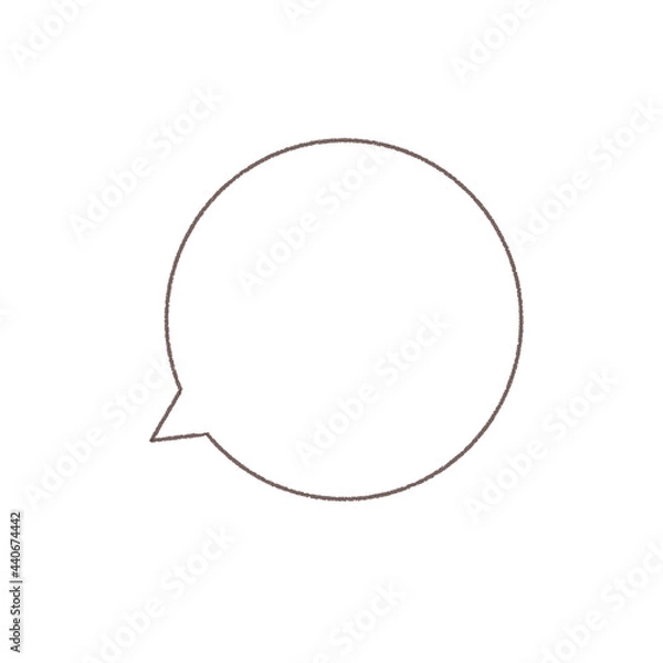 Fototapeta シンプルで使いやすい吹き出し