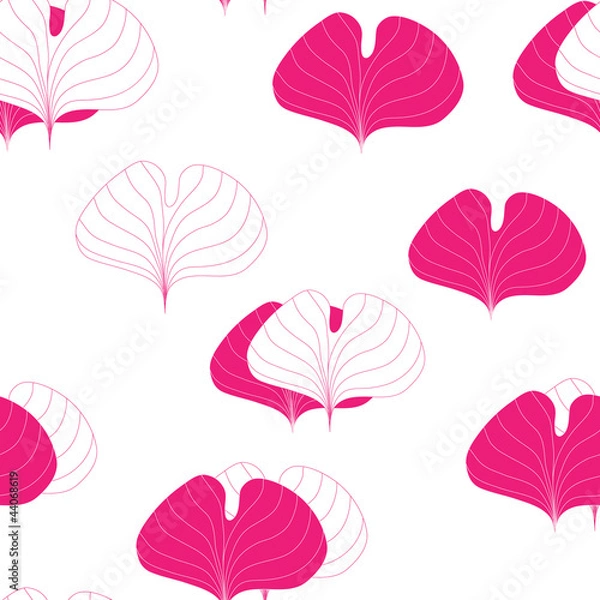 Obraz Seamless gingko biloba