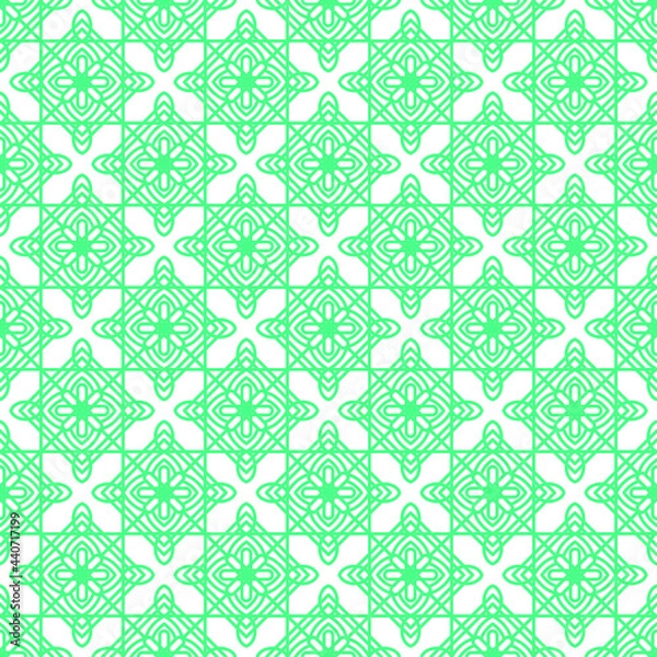 Fototapeta Islamic abstract ornament seamless pattern design