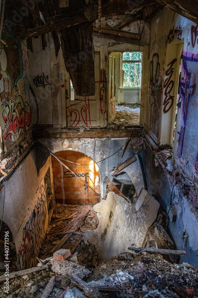 Obraz old abandoned factory