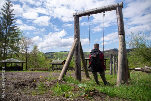 Obraz child on swing